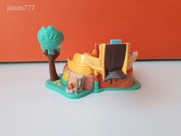 Eredeti Bluebird 1995 Polly Pocket Disney POCAHONTAS ház figurákkal retro játéktér ! EXTRA