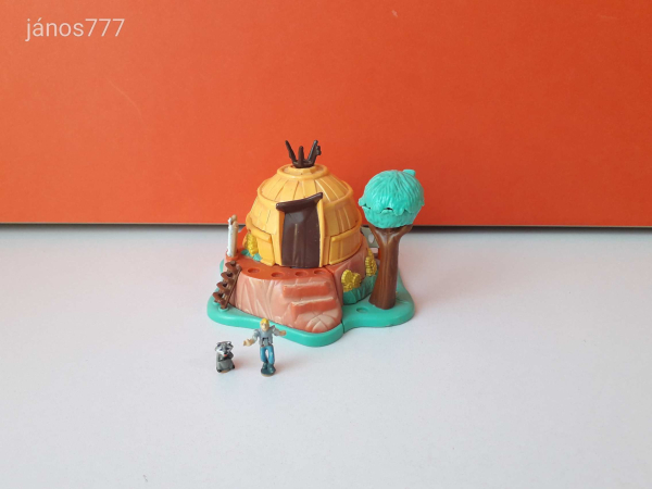 Eredeti Bluebird 1995 Polly Pocket Disney POCAHONTAS ház figurákkal retro játéktér ! EXTRA