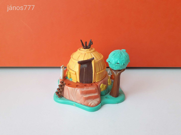 Eredeti Bluebird 1995 Polly Pocket Disney POCAHONTAS ház figurákkal retro játéktér ! EXTRA