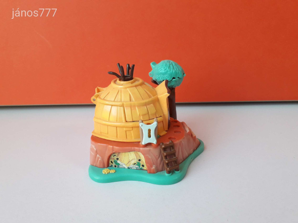 Eredeti Bluebird 1995 Polly Pocket Disney POCAHONTAS ház figurákkal retro játéktér ! EXTRA