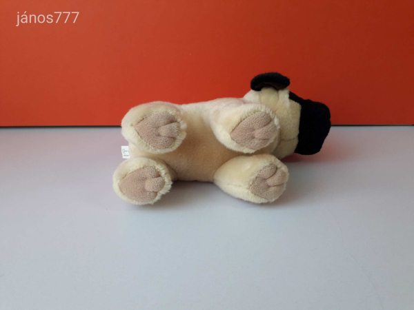 MOPSZ kutya plüss 27 cm-es kutyus !! Különleges kabala figura !!! EXTRA !! ÉLETHŰ