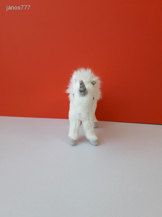 Eredeti STEIFF UNIKORNIS plüss 21 cm-es póni kabala figura ! STEIFF plüssfigura ! EXTRA !!!