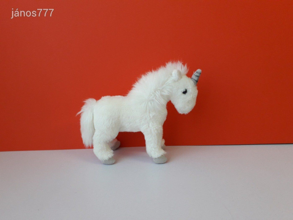 Eredeti STEIFF UNIKORNIS plüss 21 cm-es póni kabala figura ! STEIFF plüssfigura ! EXTRA !!!