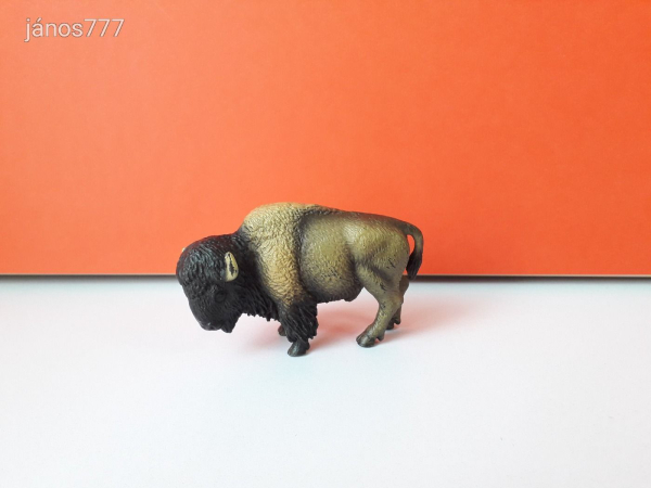 Eredeti Schleich bölény állatfigura  !! 11x7cm ! 2004-es kiadás ! Schleich 14349