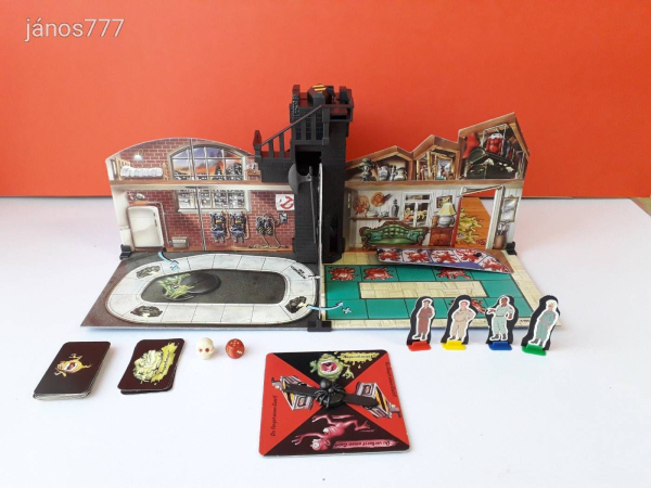 Eredeti MB The Real Ghostbusters társasjáték !! 1989-es kiadás !! SzellemIrtók társasjáték !! EXTRA