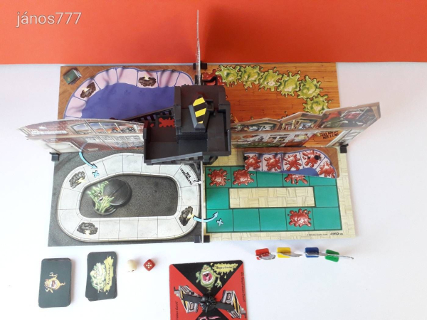 Eredeti MB The Real Ghostbusters társasjáték !! 1989-es kiadás !! SzellemIrtók társasjáték !! EXTRA