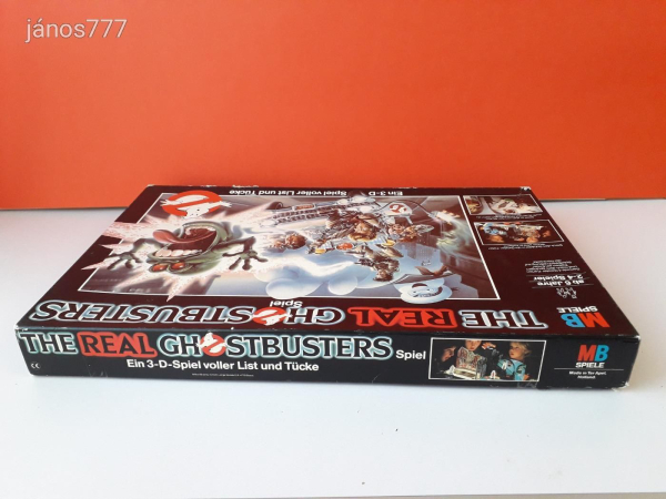Eredeti MB The Real Ghostbusters társasjáték !! 1989-es kiadás !! SzellemIrtók társasjáték !! EXTRA