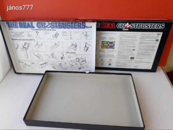 Eredeti MB The Real Ghostbusters társasjáték !! 1989-es kiadás !! SzellemIrtók társasjáték !! EXTRA