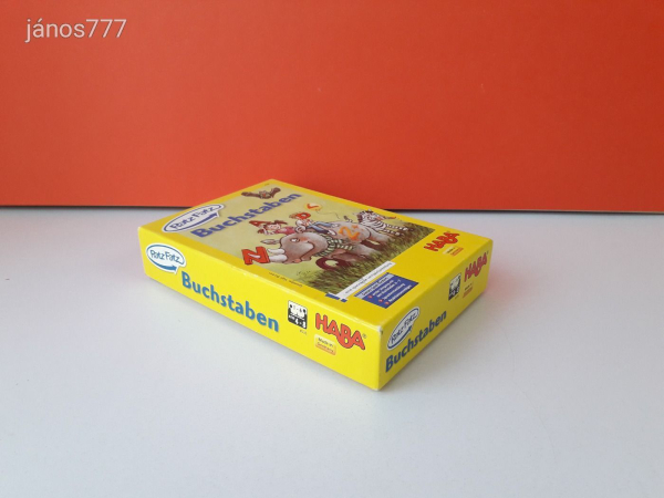 Eredeti HABA Ratz Fatz Buchstaben Az ábécé társasjáték !! HABA 4536