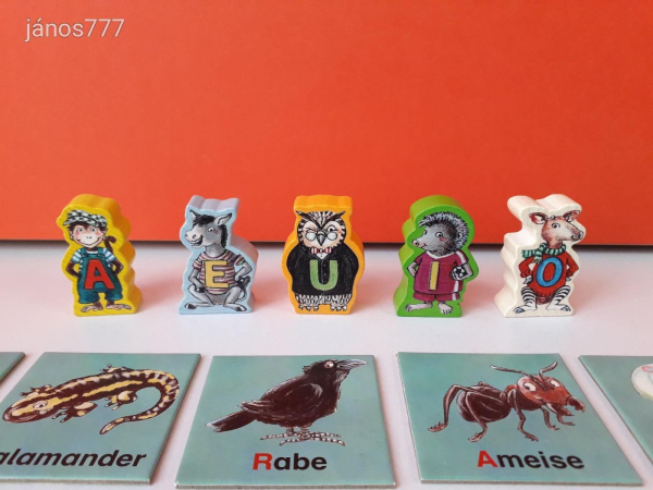 Eredeti HABA Ratz Fatz Buchstaben Az ábécé társasjáték !! HABA 4536