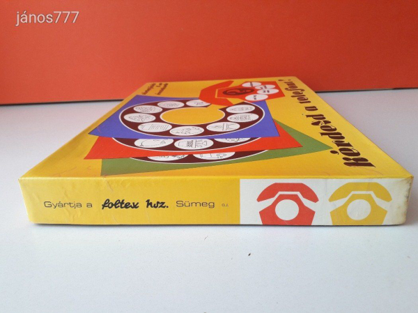 Retro Vintage Kérdezd a telefont! régi Magyar társasjáték !!
