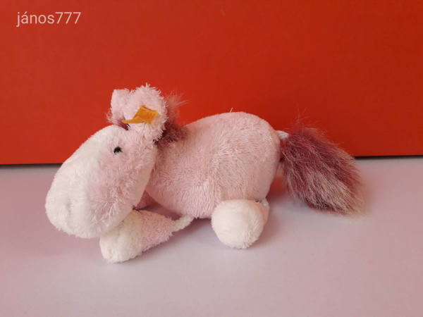 Eredeti STEIFF LÓ plüss 17 cm-es póni kabala figura ! STEIFF plüssfigura ! EXTRA !!!