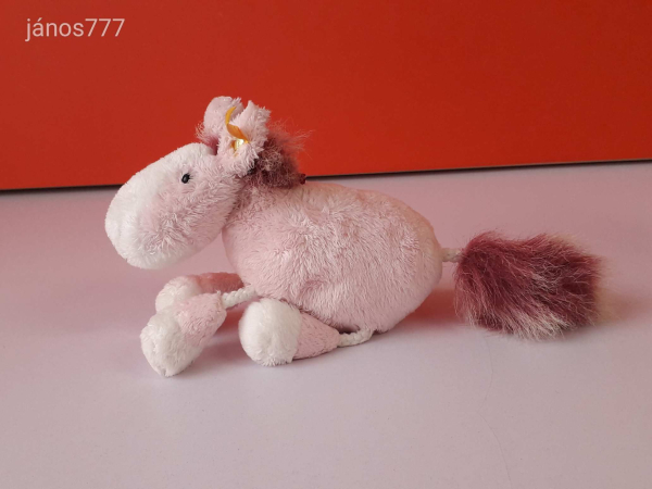 Eredeti STEIFF LÓ plüss 17 cm-es póni kabala figura ! STEIFF plüssfigura ! EXTRA !!!
