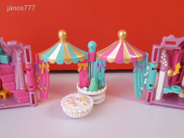 Eredeti Bluebird 1996 Polly Pocket Crown Palace vintage szelence korona játéktér ! EXTRA