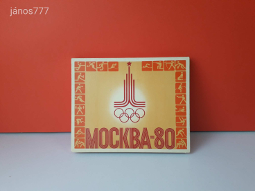 Eredeti 1980 Moszkva Olimpia gyufásdoboz készlet !! Szép állapotú Vintage gyűjteményi darab !!
