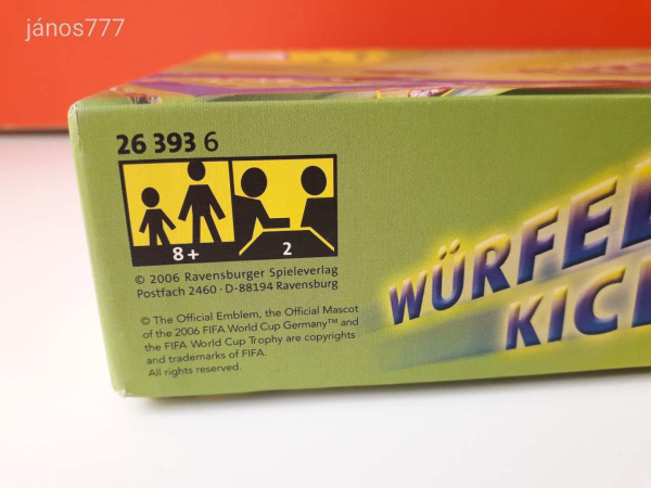 Eredeti Ravensburger Würfel-Kick - 2006 FIFA World Cup társasjáték ! Foci VB társasjáték