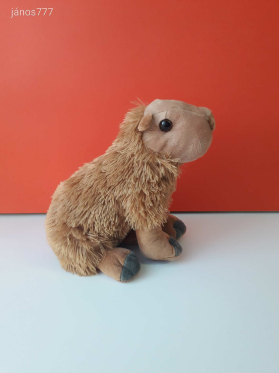 Eredeti Wild Republic KAPIBARA plüss kabala figura 26 cm-es Vízidisznó plüssfigura EXTRA ! ÉLETHŰ