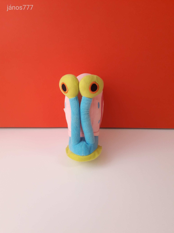 Eredeti Nickelodeon Sponge Bob GARY Spongyabob CSIGUSZ Spongya Bob plüss csiga 22 cm EXTRA !