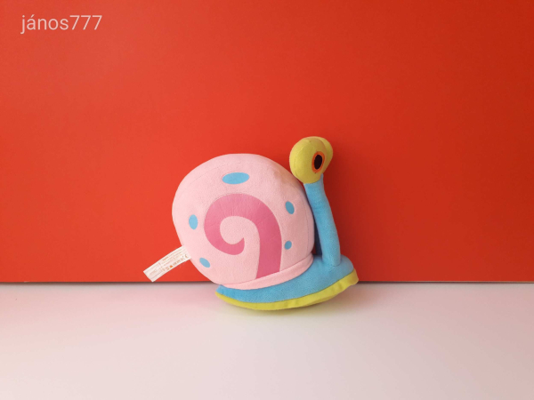 Eredeti Nickelodeon Sponge Bob GARY Spongyabob CSIGUSZ Spongya Bob plüss csiga 22 cm EXTRA !