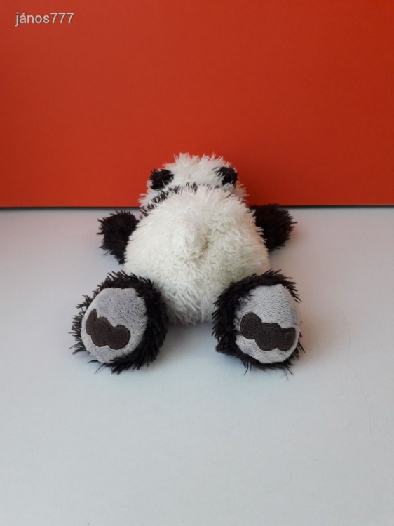 Eredeti NICI MACI plüss PANDA mackó kabala figura !! 30 cm-es medve plüssfigura !!!! EXTRA !!!!