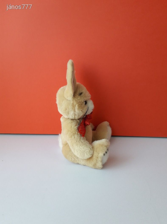 Eredeti Steiff nyúl plüss nyuszi kabala figura ! 35 cm-es plüssfigura Steiff Niki Rabbit ! EXTRA !