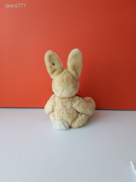 Eredeti Steiff nyúl plüss nyuszi kabala figura ! 35 cm-es plüssfigura Steiff Niki Rabbit ! EXTRA !