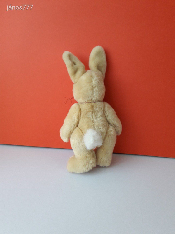 Eredeti Steiff nyúl plüss nyuszi kabala figura ! 35 cm-es plüssfigura Steiff Niki Rabbit ! EXTRA !