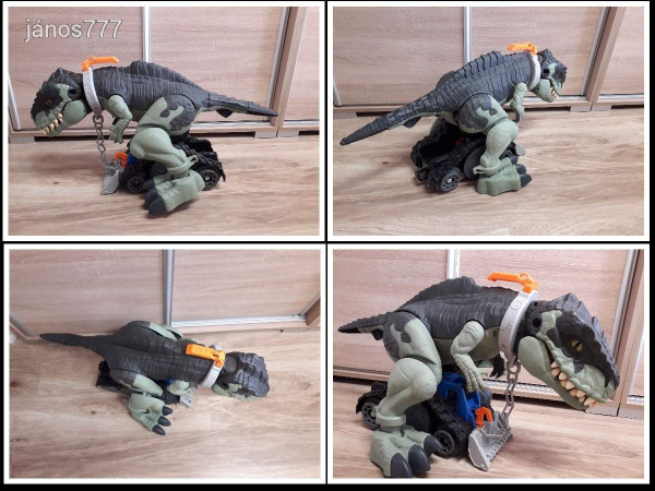 Eredeti Mattel Imaginext Jurassic World Dominion Giga Dinosaur Interaktív dinoszaurusz 74cm !!