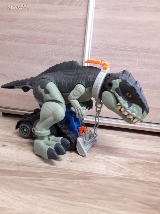 Eredeti Mattel Imaginext Jurassic World Dominion Giga Dinosaur Interaktív dinoszaurusz 74cm !!