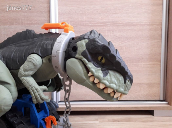Eredeti Mattel Imaginext Jurassic World Dominion Giga Dinosaur Interaktív dinoszaurusz 74cm !!