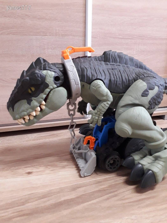 Eredeti Mattel Imaginext Jurassic World Dominion Giga Dinosaur Interaktív dinoszaurusz 74cm !!