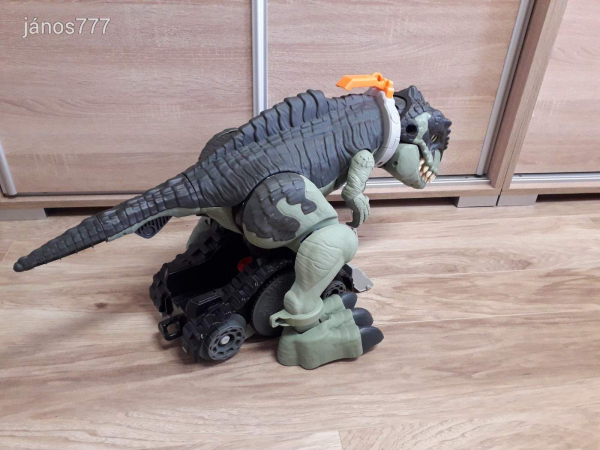 Eredeti Mattel Imaginext Jurassic World Dominion Giga Dinosaur Interaktív dinoszaurusz 74cm !!