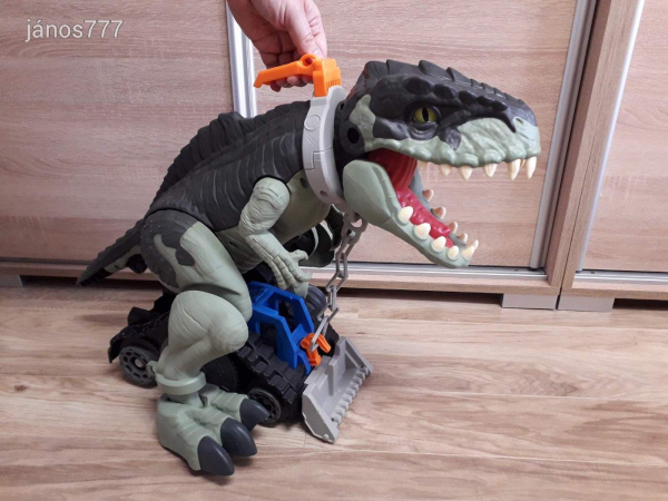 Eredeti Mattel Imaginext Jurassic World Dominion Giga Dinosaur Interaktív dinoszaurusz 74cm !!