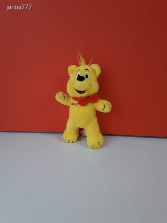 Eredeti HARIBO maci a gumicukor medve plüss mackó 19 cm-es plüssmackó kabala figura !! EXTRA