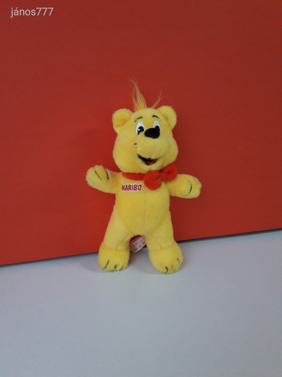 Eredeti HARIBO maci a gumicukor medve plüss mackó 19 cm-es plüssmackó kabala figura !! EXTRA