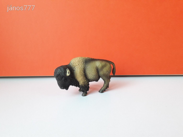 Eredeti Schleich bölény állatfigura  !! 11x7cm ! 2004-es kiadás ! Schleich 14349