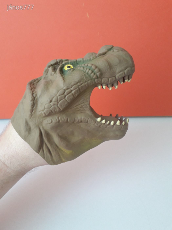Extra dinoszaurusz T-REX fej báb