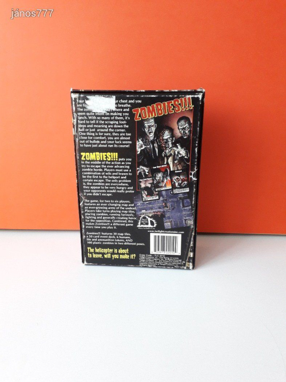 Eredeti Twilight Creations ZOMBIES!!! Director's Cut társasjáték !!!