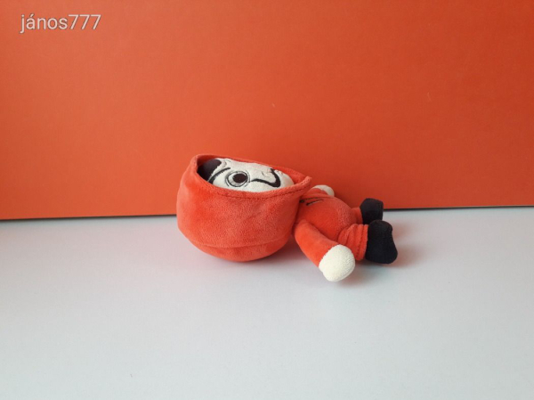 Eredeti Netflix La Casa de Papel A Nagy pénzrablás Money Heist plüss kabala figura 20 cm