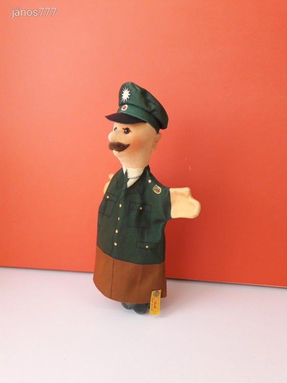 Eredeti STEIFF BÁB 30 cm-es ember kabala figura ! EXTRA !