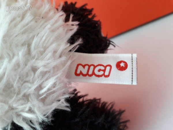 Eredeti NICI MACI plüss PANDA mackó kabala figura !! 19 cm-es medve plüssfigura !!!! EXTRA !!!!