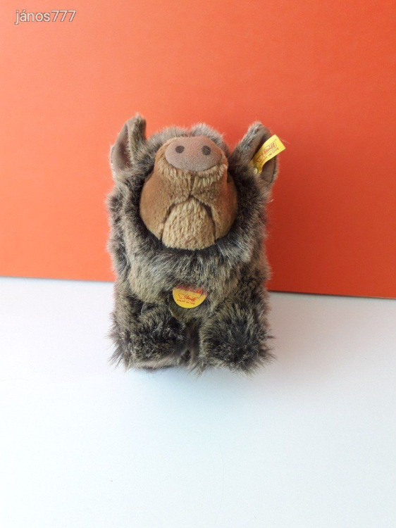 Eredeti Steiff VADDISZNÓ plüss kabala figura 30 cm-es vadmalac plüssfigura ! EXTRA ! ÉLETHŰ !