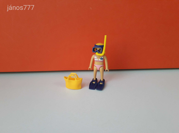 Eredeti Playmobil Búvár lány figura !!