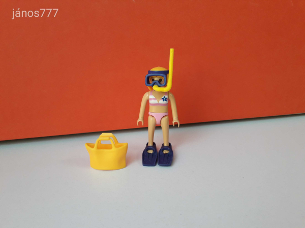 Eredeti Playmobil Búvár lány figura !!