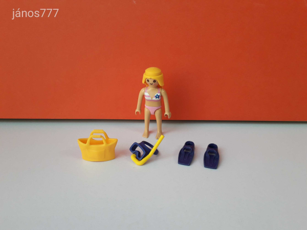 Eredeti Playmobil Búvár lány figura !!