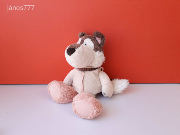 Eredeti NICI HUSKY KUTYA plüss kutyus kabala figura 38 cm-es ! NICI plüssfigura !! EXTRA !!
