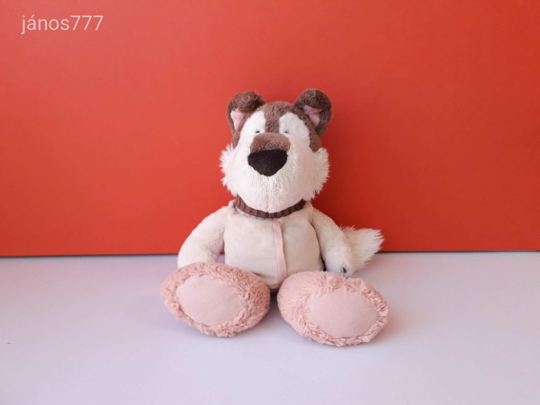 Eredeti NICI HUSKY KUTYA plüss kutyus kabala figura 38 cm-es ! NICI plüssfigura !! EXTRA !!
