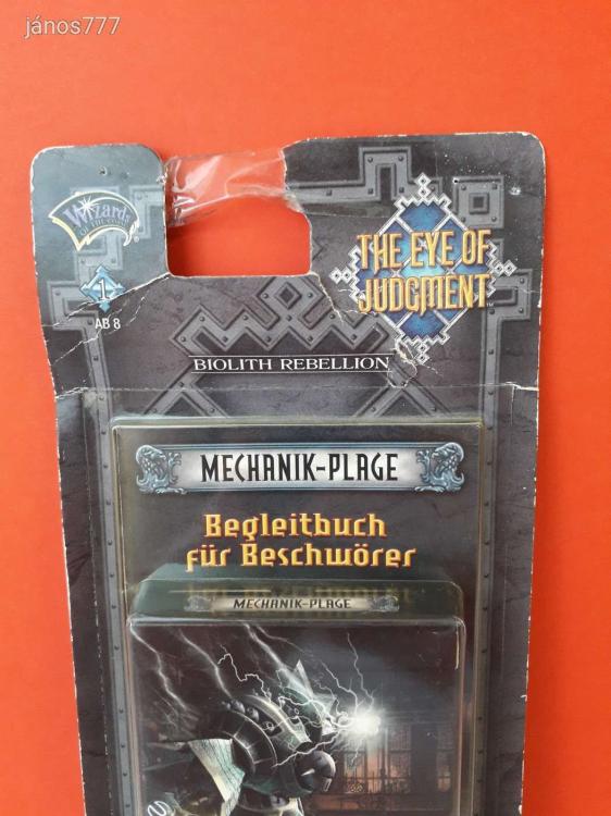 Eredeti Hasbro Wizards Biolith Rebellion The Eye of Judgment PS3 Starter Deck kártya szett !!
