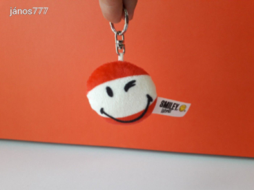 Eredeti NICI SMILEY plüss kabala figura !! 6 cm-es NICI kulcstartó !!!