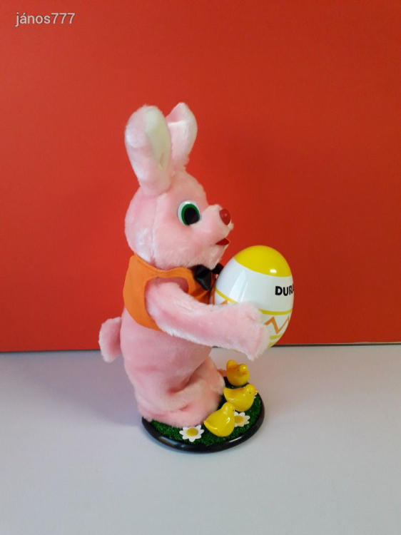 Eredeti Duracell Nyúl elemes Húsvéti nyuszi 35 cm-es Easter Bunny - Mozgó - Hangot adó !! EXTRA !!
